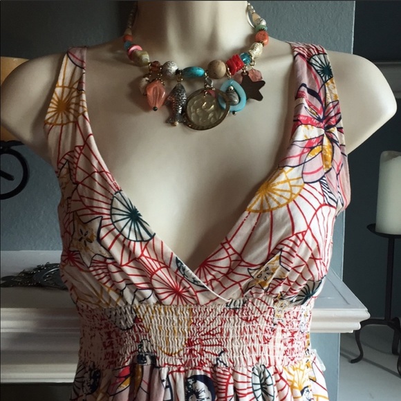 Beautiful 🌸 Mimi Chica 🐚 maxi Dress XS/S - Picture 2 of 6